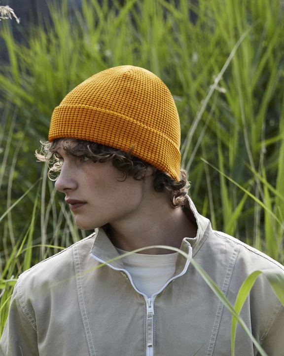 BEECHFIELD ORGANIC COTTON WAFFLE BEANIE Mütze, Schal & Handschuh personalisierbar