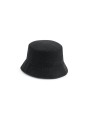 BEECHFIELD RECYCLED POLYESTER BUCKET HAT noir personnalisable