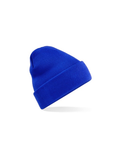 BEECHFIELD RECYCLED ORIGINAL CUFFED BEANIE bright royal personnalisable