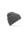 BEECHFIELD ORGANIC COTTON ORIGINAL CUFFED BEANIE gris graphite personnalisable