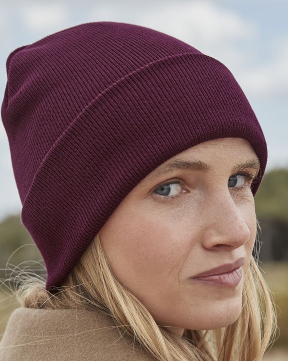 Bonnets personnalisable BEECHFIELD ORGANIC COTTON ORIGINAL CUFFED BEANIE