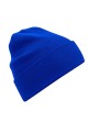 BEECHFIELD ORGANIC COTTON ORIGINAL CUFFED BEANIE bleu royal personnalisable