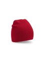 BEECHFIELD RECYCLED ORIGINAL PULL-ON BEANIE rouge classique personnalisable