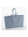 WESTFORDMILL OVERSIZED CANVAS TOTE BAG bleu dusty personnalisable