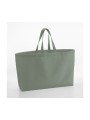 WESTFORDMILL OVERSIZED CANVAS TOTE BAG vert dusty personnalisable