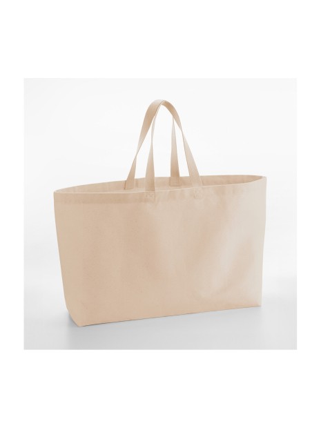 WESTFORDMILL OVERSIZED CANVAS TOTE BAG peach personnalisable