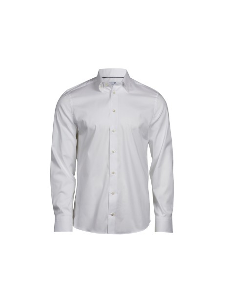 TEE JAYS STRETCH LUXURY SHIRT blanc personnalisable