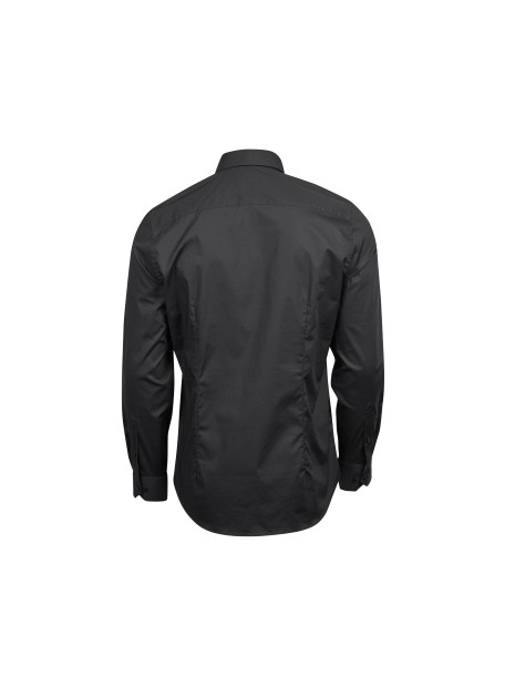 TEE JAYS STRETCH LUXURY SHIRT noir personnalisable