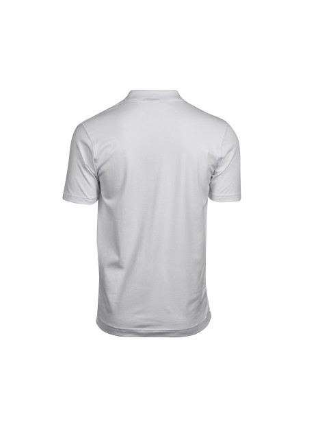 TEE JAYS LUXURY STRETCH V-NECK POLO blanc personnalisable