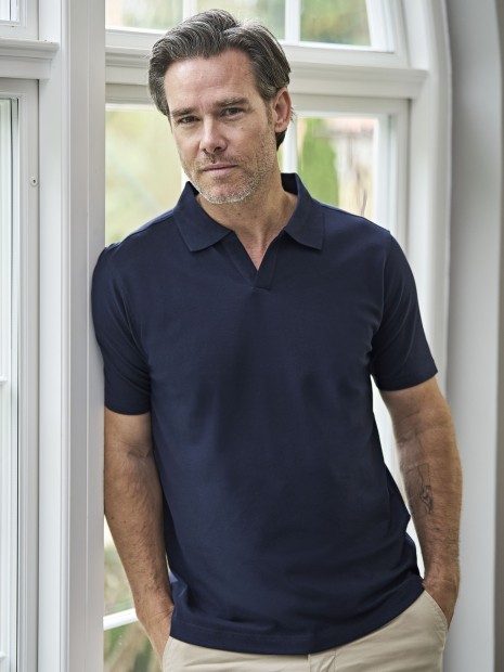 Polos à personnaliser TEE JAYS LUXURY STRETCH V-NECK POLO 