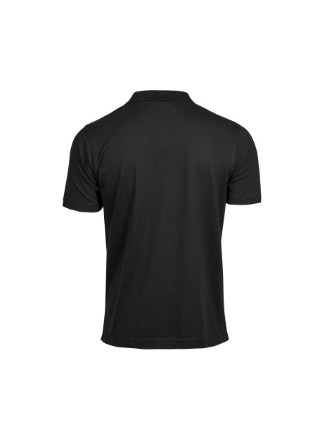 TEE JAYS LUXURY STRETCH V-NECK POLO noir personnalisable