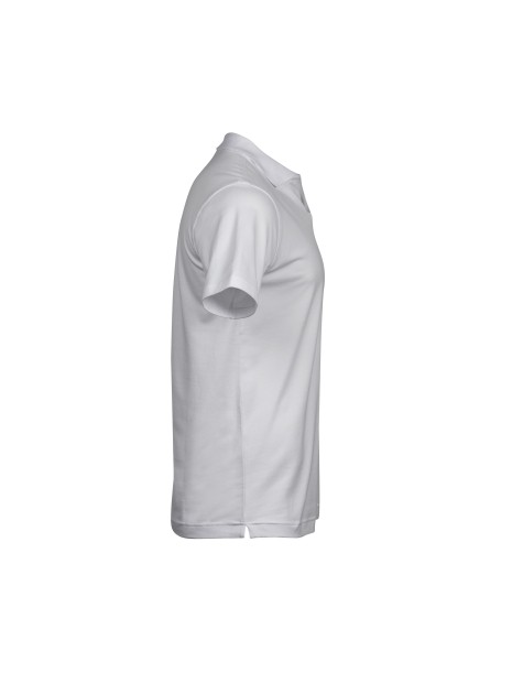 TEE JAYS LUXURY STRETCH V-NECK POLO blanc personnalisable