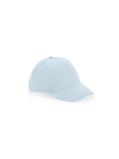 BEECHFIELD JUNIOR ORGANIC COTTON 5 PANEL CAP Bleu poudre personnalisable