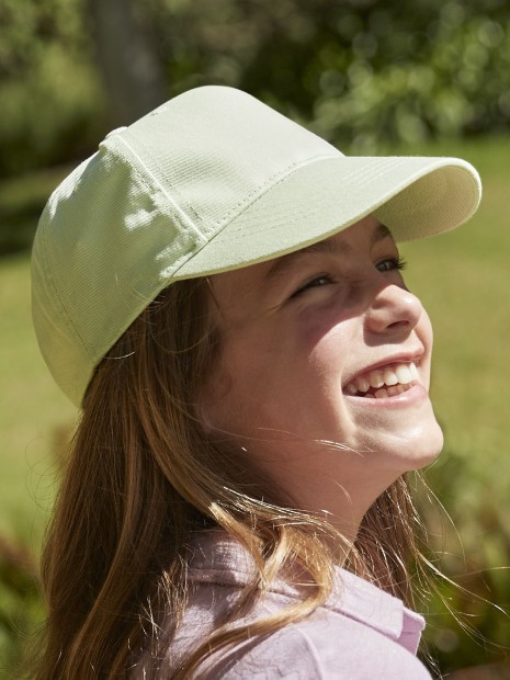Casquettes à personnaliser BEECHFIELD JUNIOR ORGANIC COTTON 5 PANEL CAP 