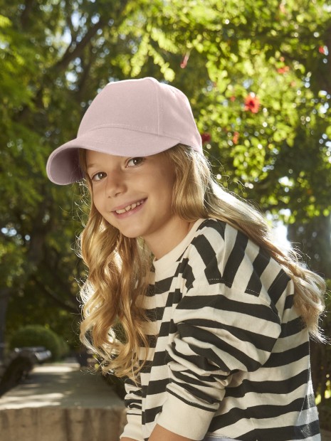 Casquettes à personnaliser BEECHFIELD JUNIOR ORGANIC COTTON 5 PANEL CAP 