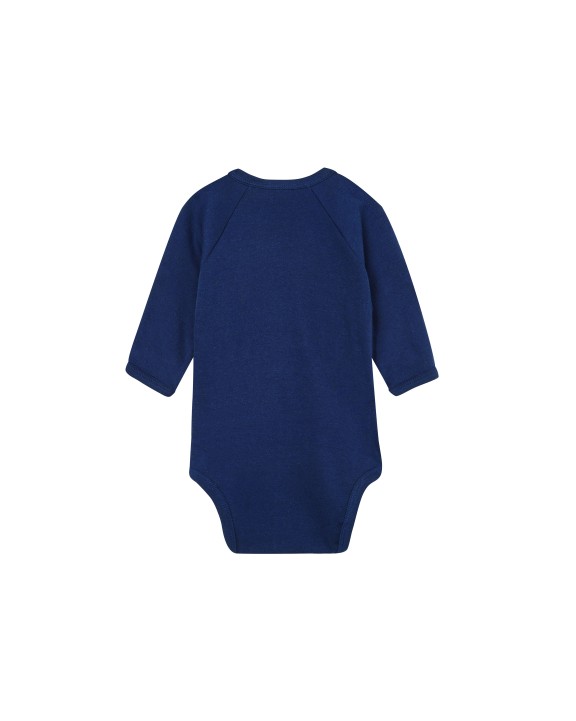 BABYBUGZ BABY LONG SLEEVE KIMONO BODYSUIT T-Shirt personalisierbar