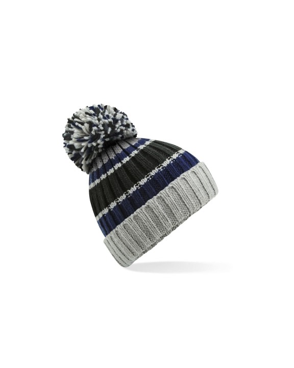 BEECHFIELD HYGGE STRIPED BEANIE Mütze, Schal & Handschuh personalisierbar