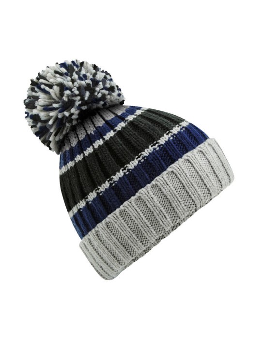 Bonnets personnalisable BEECHFIELD HYGGE STRIPED BEANIE