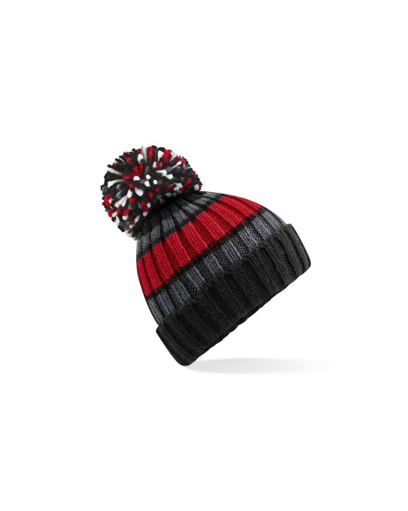 Bonnets personnalisable BEECHFIELD HYGGE STRIPED BEANIE