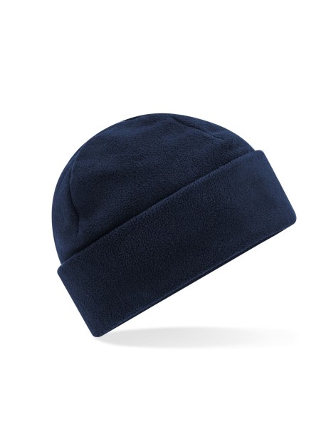 BEECHFIELD RECYCLED FLEECE CUFFED BEANIE petrole personnalisable