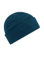 BEECHFIELD RECYCLED FLEECE CUFFED BEANIE pétrole personnalisable