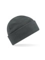 BEECHFIELD RECYCLED FLEECE CUFFED BEANIE gris acier personnalisable