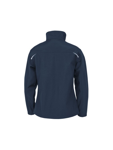 RESULT WOMENS RECYCLED 3-LAYER PRINTABLE SOFTSHELL JACKET noir personnalisable