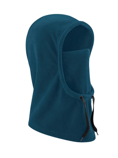 BEECHFIELD RECYCLED FLEECE HOOD pétrole personnalisable