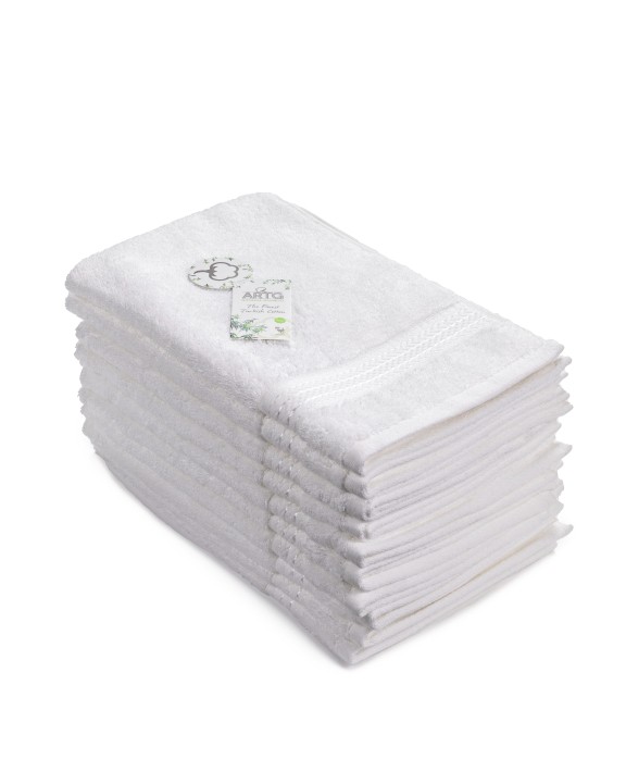 Bad artikel A&R Natural Bamboo Guest Towel voor bedrukking &amp; borduring