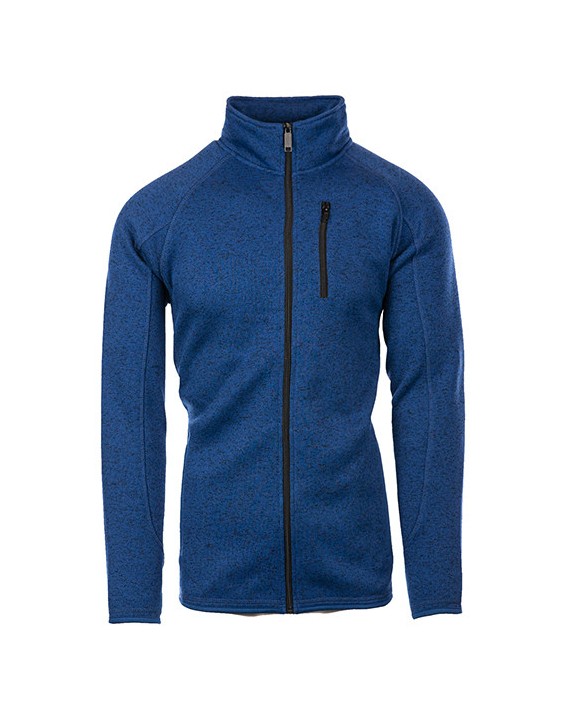 Veste personnalisable BURNSIDE Men´s Full Zip Sweater Knit Jacket