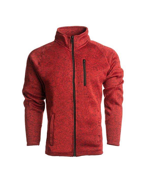 Veste personnalisable BURNSIDE Men´s Full Zip Sweater Knit Jacket