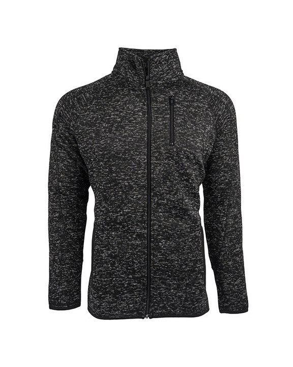 Veste personnalisable BURNSIDE Men´s Full Zip Sweater Knit Jacket