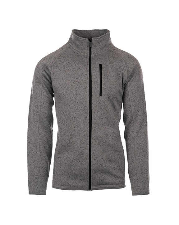 Veste personnalisable BURNSIDE Men´s Full Zip Sweater Knit Jacket