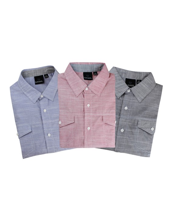 Chemise personnalisable BURNSIDE Woven Texture Shirt