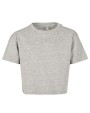 T-shirt personnalisable BUILD YOUR BRAND Girls Cropped Jersey Tee