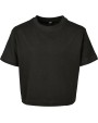 T-shirt BUILD YOUR BRAND Girls Cropped Jersey Tee voor bedrukking &amp; borduring