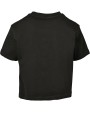 T-shirt BUILD YOUR BRAND Girls Cropped Jersey Tee voor bedrukking &amp; borduring