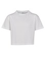 T-shirt BUILD YOUR BRAND Girls Cropped Jersey Tee voor bedrukking &amp; borduring
