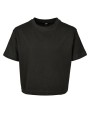 T-shirt personnalisable BUILD YOUR BRAND Girls Cropped Jersey Tee