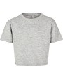 T-shirt personnalisable BUILD YOUR BRAND Girls Cropped Jersey Tee