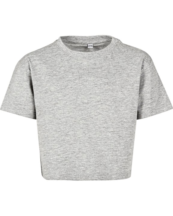 T-shirt personnalisable BUILD YOUR BRAND Girls Cropped Jersey Tee