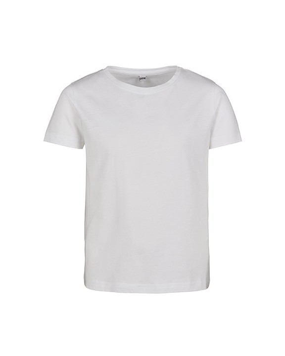 BUILD YOUR BRAND Girls Short Sleeve Tee T-Shirt personalisierbar