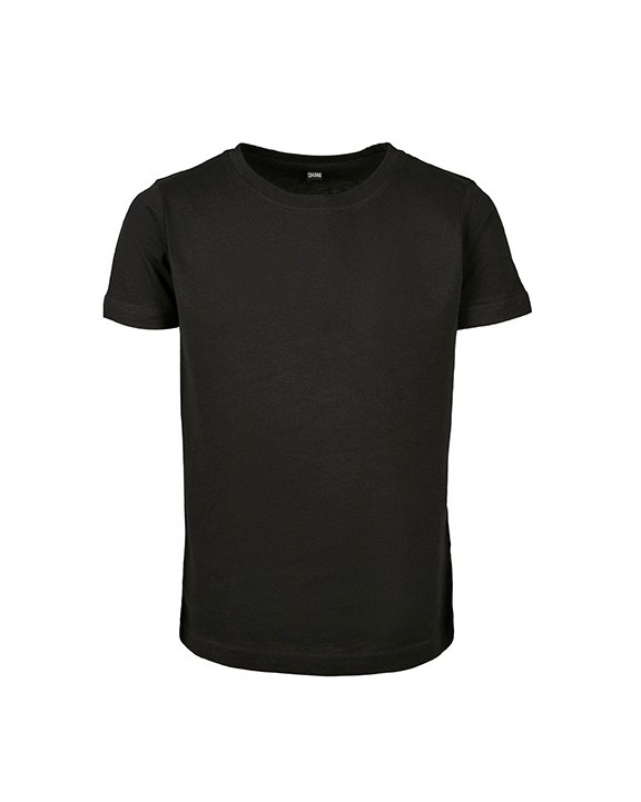 T-shirt BUILD YOUR BRAND Girls Short Sleeve Tee voor bedrukking &amp; borduring