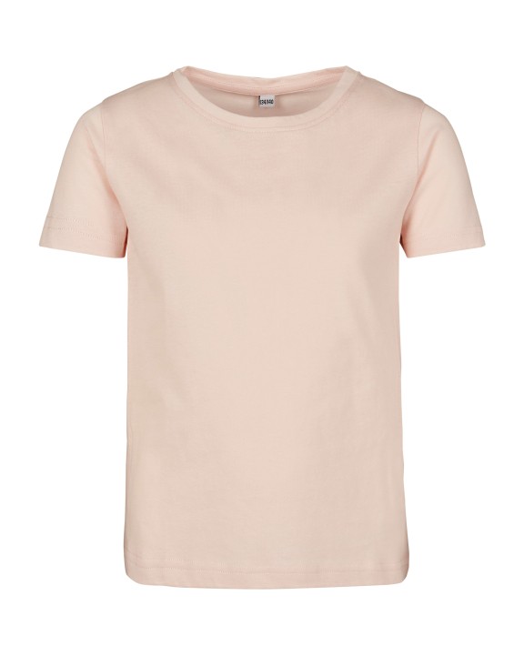 BUILD YOUR BRAND Girls Short Sleeve Tee T-Shirt personalisierbar