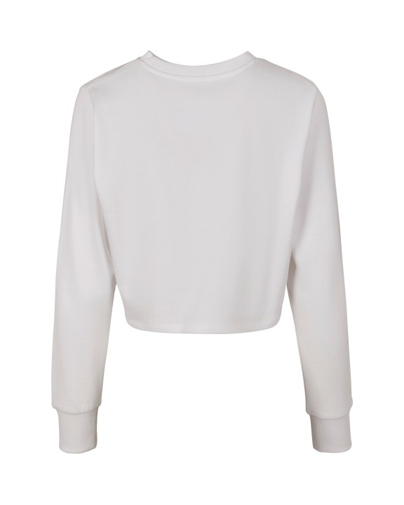 Sweat-shirt personnalisable BUILD YOUR BRAND Ladies´ Terry Cropped Crew