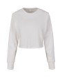 Sweat-shirt personnalisable BUILD YOUR BRAND Ladies´ Terry Cropped Crew