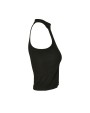 T-shirt BUILD YOUR BRAND LADIES TURTLENECK SHORT TOP voor bedrukking &amp; borduring