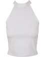BUILD YOUR BRAND LADIES TURTLENECK SHORT TOP T-Shirt personalisierbar