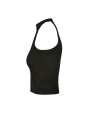 BUILD YOUR BRAND LADIES TURTLENECK SHORT TOP T-Shirt personalisierbar