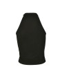 BUILD YOUR BRAND LADIES TURTLENECK SHORT TOP T-Shirt personalisierbar